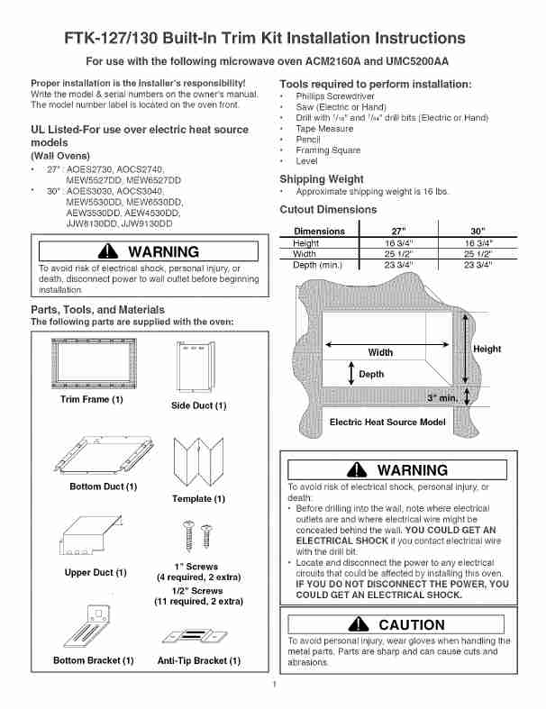 Sears Appliance Trim Kit FTK-127-page_pdf